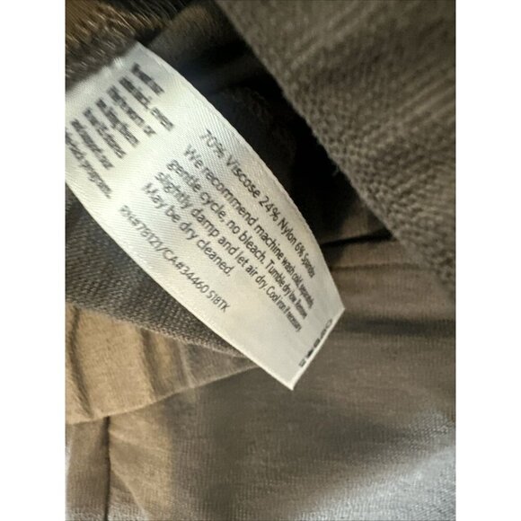 Eileen Fisher Pull On Pants 2 Pockets Brown Viscose Blend XL - Picture 9 of 14